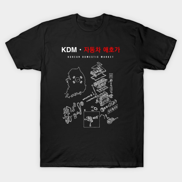 KDM Car Enthusiast T-Shirt by Widmore